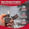 Zippo Classic Brushed Chrome Pocket Lighter - image 1