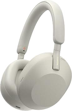 Sony WH-1000XM5 Wireless Bluetooth Noise Cancelling Headphones Silver - image 1