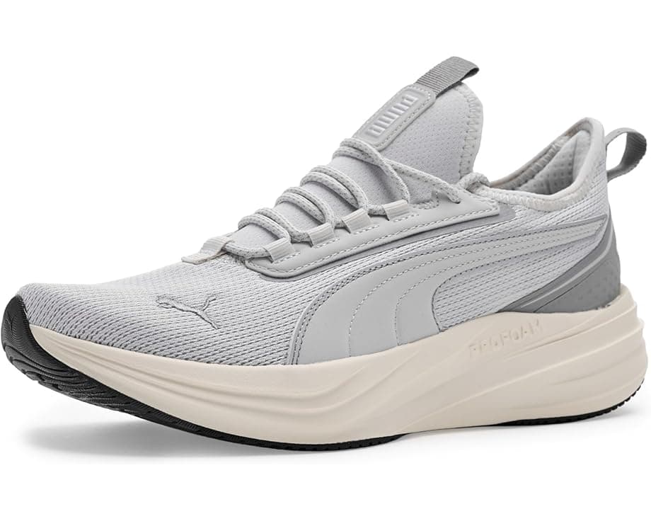 Men's PUMA Darter Pro 2 Running Shoes Feather Gray/Warm White/Gray Echo - image 1