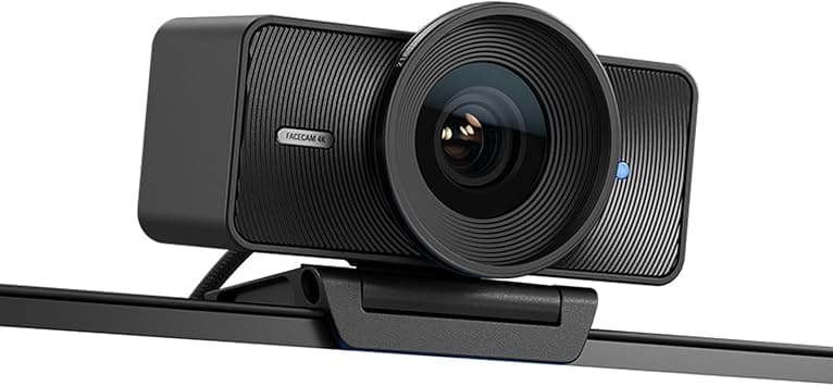 Elgato Facecam 4K Studio Webcam 4K60, DSLR Type Control, Cinematic Effects, 49mm Lens Filters, HDR, Uncompressed Video, Optimized Focus Area | USB-C for PC and Mac - image 1
