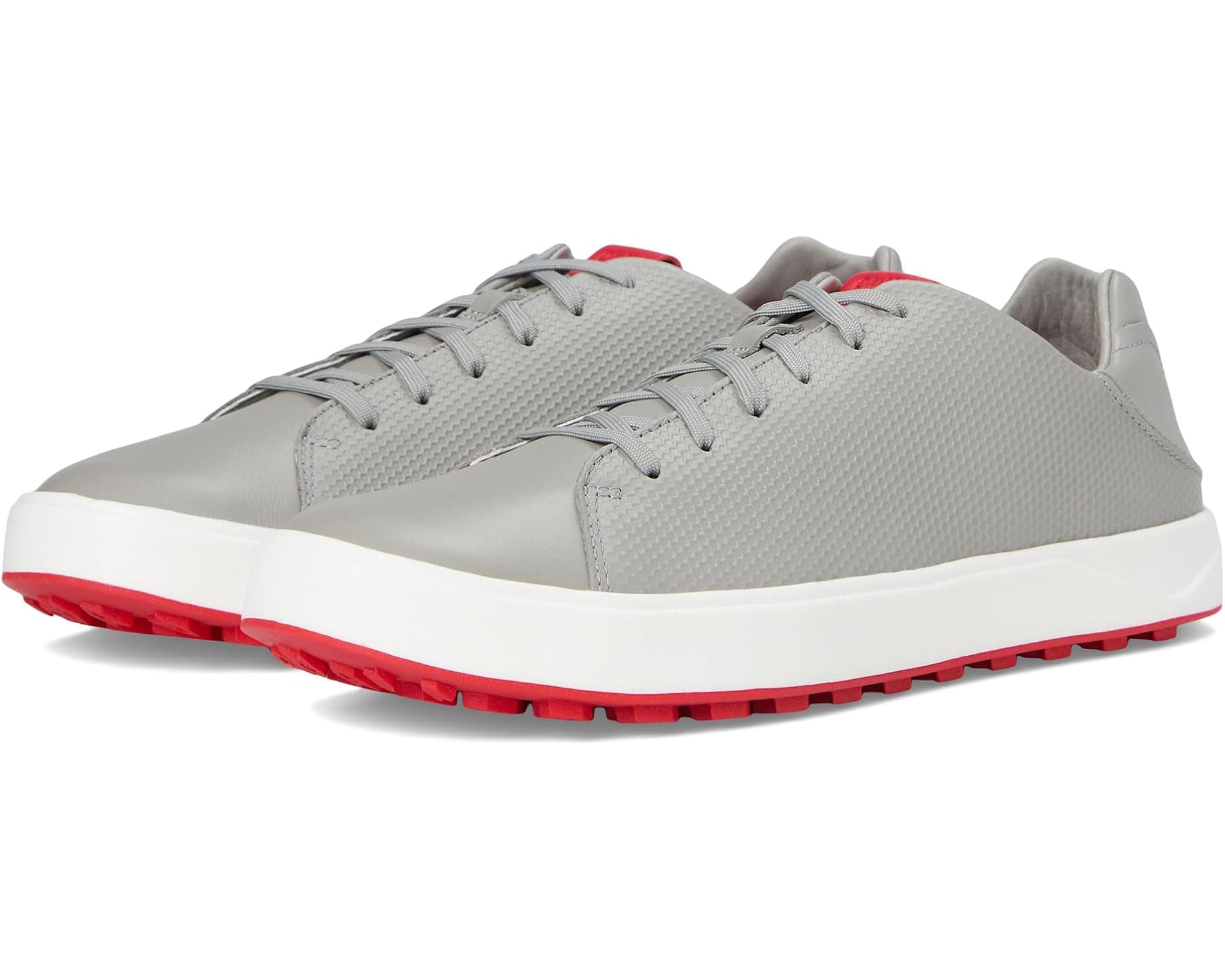 Men's OluKai WAI'ALAE Ash/Red Lava Sneakers - image 1