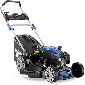 PowerBlade VS1000 22" 224cc Self-Propelled Petrol Lawn Mower with Electric Start - image 1