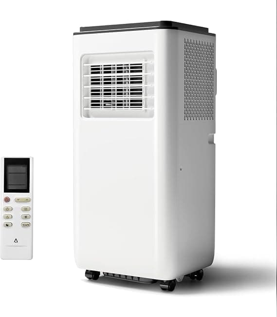 Portable Air Conditioners 8000 BTU, Energy Efficient AC Unit with Remote Control, 24H Timer, Quiet Operation for Bedroom, Office, Dorm Rooms Up to 350 Sq. Ft, Black Top - image 1
