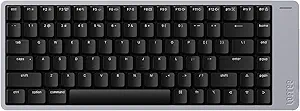 LOFREE Flow2 Low-Profile Mechanical Keyboard, Aluminum Alloy with Pulse Tactile Switches, Rechargeable Wireless Keyboards with 3 Mode Connections (Space Gray, 84 Keys) (Renewed) - image 1