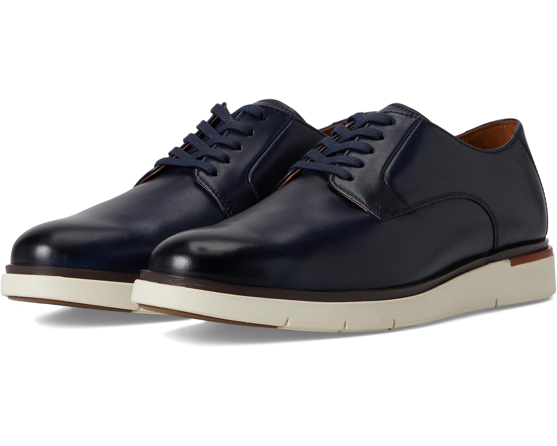 Allen Edmonds Carson Navy Leather Oxfords - image 1