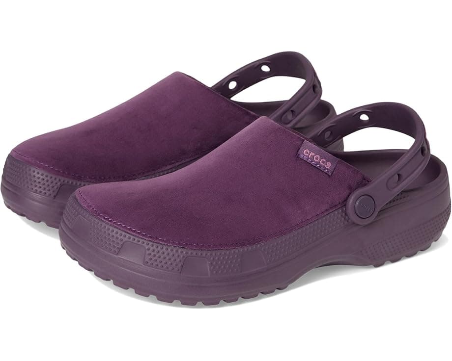 Unisex Crocs Classic Crafted Canvas Clogs Plush Plum Velvet - image 1