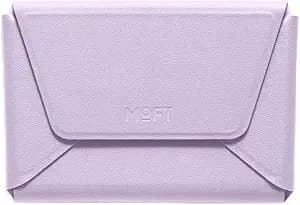 MOFT Magnetic Women Wallet, Snap Field Wallet Premium MOVAS Leather Slim Card Holder, 3-Layer Organized Minimalist Wallet for Commute and Travel, Peony - image 1