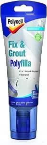 Polycell Tile Fix & Grout Tube 330g White - image 1