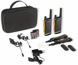 Motorola Talkabout T82 Extreme PMR446 2-Way Walkie Talkie Radio - Yellow/Black (Pack of 2) - image 1