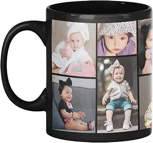 Customized Ceramic Coffee Photo Collage Mug - image 1