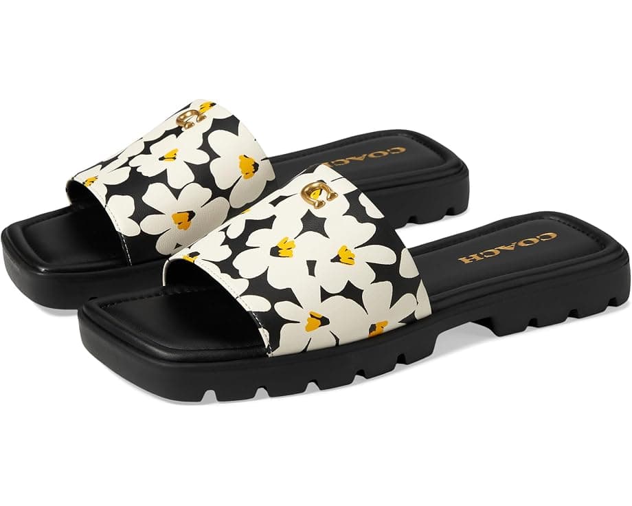 Women's COACH Florence Sandals In Signature Textile Jacquard - image 1