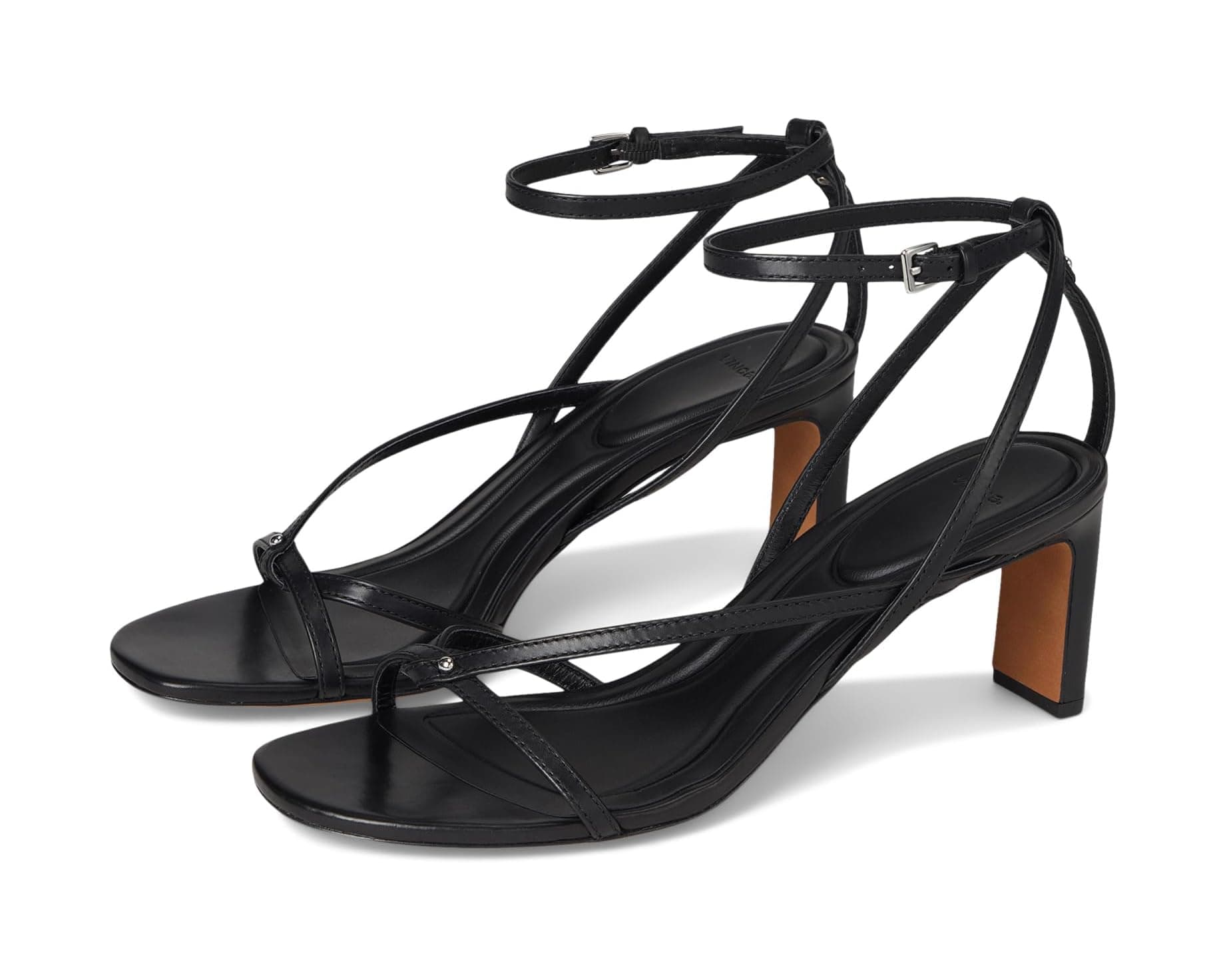 Vince Marilyn Strappy Sandals Black Leather - image 1