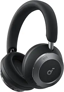 soundcore Space One Pro by Anker, Foldable Over-Ear Headphones for Travel and Work, Adaptive ANC, Hi-Res LDAC, Comfortable Fit, 60H Playtime, 5-Min Charge for 8 Hrs, Multipoint Connection, 6-Mic Calls - image 1