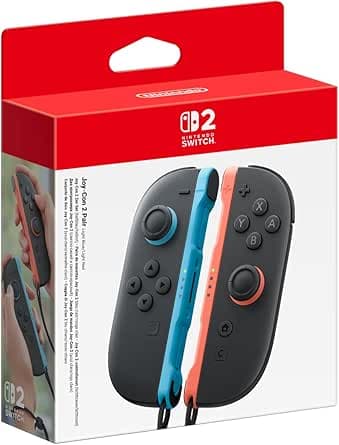 Nintendo Switch Joy-Con 2 Pair - Light Blue & Light Red - image 1