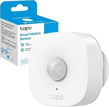 Tapo T100 Smart Motion Sensor, Motion Detectors, Wide Range Detection, Instant Alerts, Hands-Free Motion-Activated Lighting, Energy Saving, Battery Included(Packaging may vary) - image 1