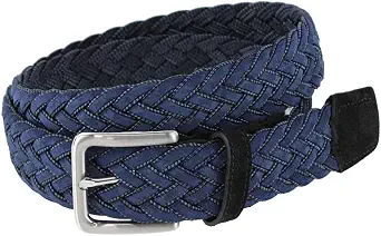 Trafalgar Men's Apollo Italian Braided Suede Versatile Belt - image 1