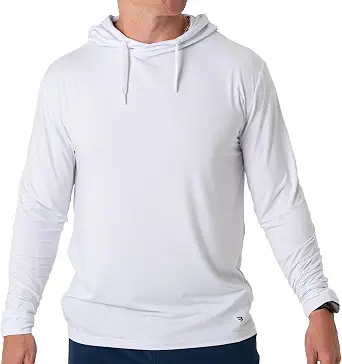 Burlebo Men’s Performance Hoodie – Lightweight Long Sleeve Pullover, Athletic Fit, Moisture-Wicking, Sun Protection - image 1