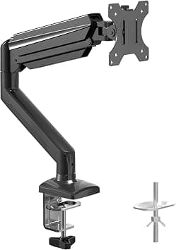 Suptek Monitor Arm for 13-32 Inch Screens, VESA 75 and 100 mm, 360° Rotate, Adjustable Tilt, Adjustable Height, Monitor Stand Desk with Gas Spring (MD01A) - image 1