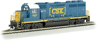 Bachmann GP-40 Locomotive with Operating Headlight - SC® #4451 - N Scale Diesel Locomotive, Prototypical Blue - image 1
