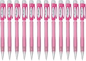 Pentel Fiesta Mechanical Pencil 0.5mm Lead Red Barrel, Box of 12 - image 1