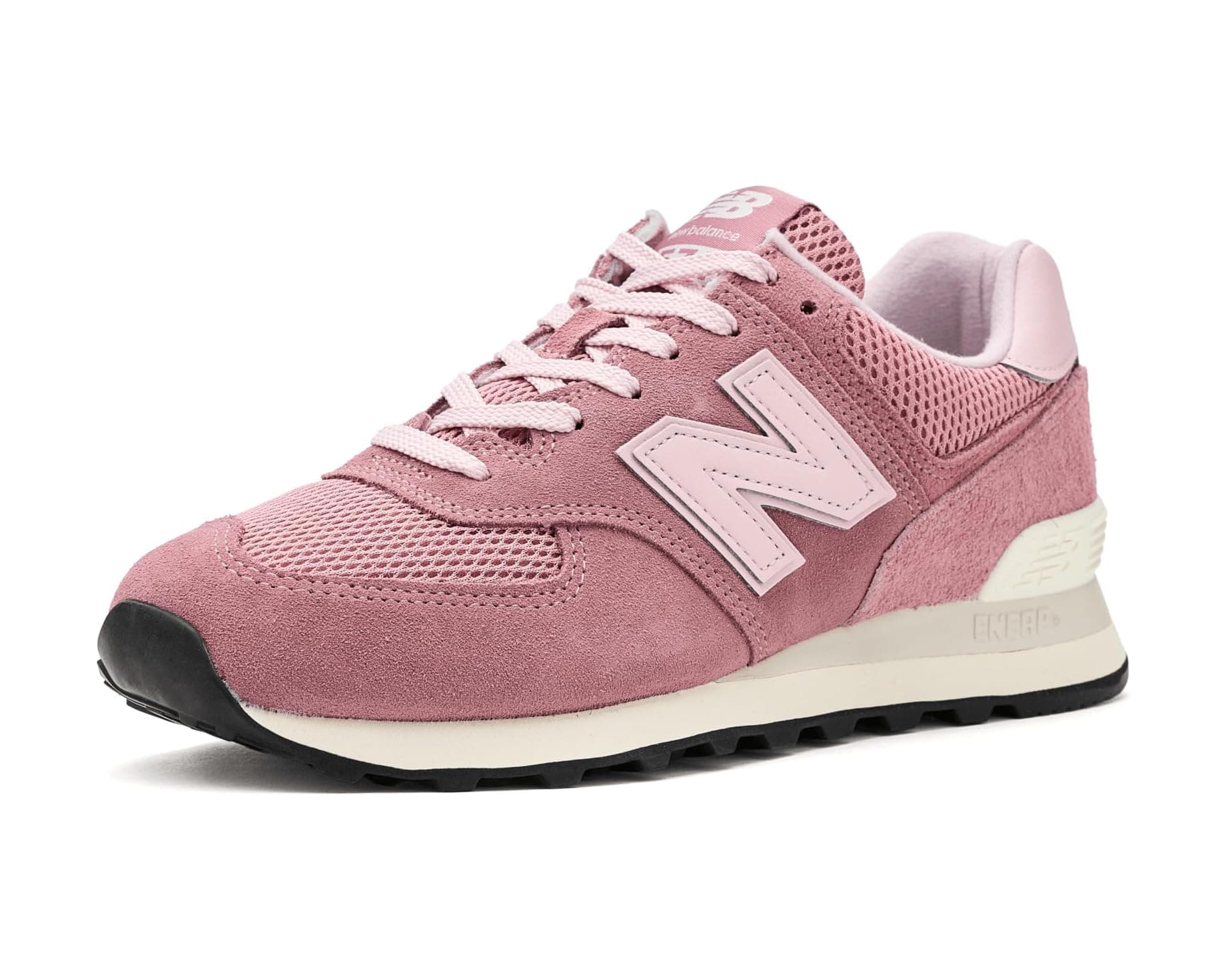 New Balance Classics WL574v2 Alpha Pink/Nb 102 White Women's Sneaker Size 5 - image 1