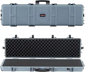 VEVOR Rifle Case, Rifle Hard Case with 4 Layers Fully-protective Foams, Lockable Hard Gun Case with Wheels, IP67 Waterproof & Crushproof, for Rifles or Shotguns - image 1