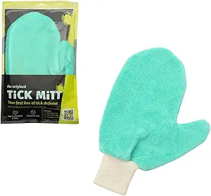 TiCK MiTT Blue Protective Glove for Tick Removal from Pets & Humans - Easy, Gentle, Chemical-Free Tick Handling - Portable & Durable for Outdoor Adventures - image 1