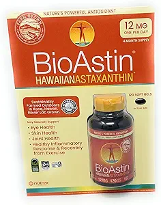 BioAstin Hawaiian Astaxanthin 12 mg, 120 Soft Gels - image 1