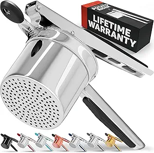 PriorityChef Large 15oz Potato Ricer - Heavy Duty Stainless Steel Potato Masher and Ricer Kitchen Tool - image 1