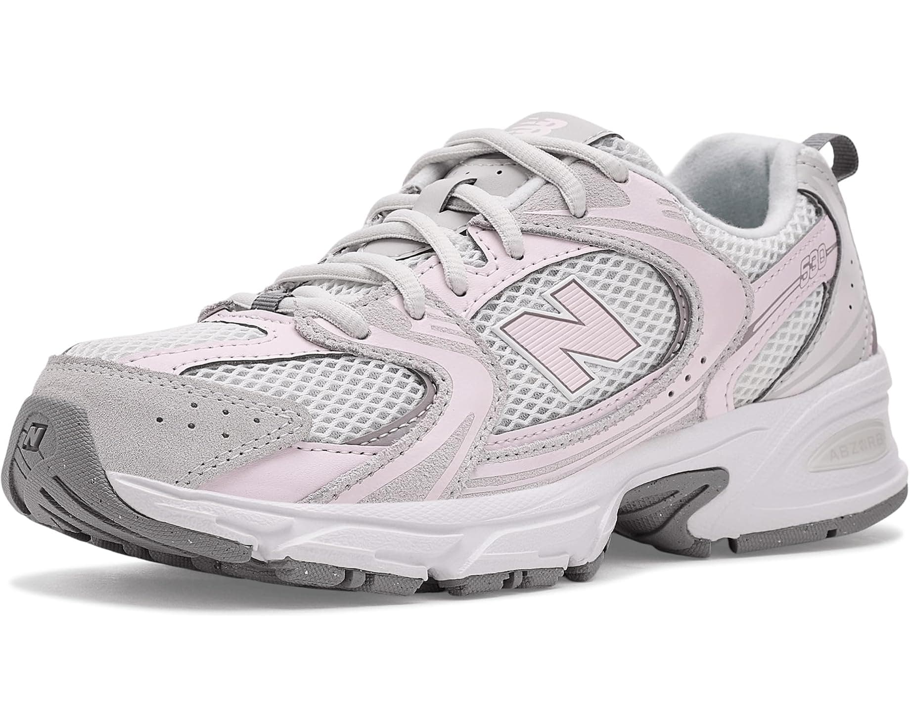 New Balance Kids 530 Big Kid Sneakers Grey Matter/Pink Salt - image 1
