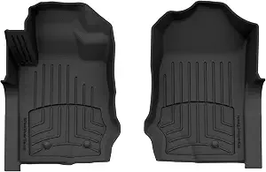 WeatherTech FloorLiner HP Custom Fit Floor Mats for Ford Bronco Raptor, Bronco - 1st Row (4416951IM), Black - image 1