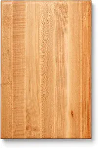 John Boos R-Board Series Rectangular Wooden Maple Cutting Board 18”x12” – 1.5” Thick, Reversible Edge-Grain with Finger Grips - image 1