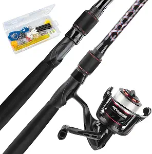 KastKing Brutus Fishing Rod and Reel Combo Spinning & SpinCast - image 1