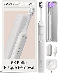 SURI 2.0 New Sonic Electric Toothbrush with Pressure Sensor & UV-Cleaning Travel Case - image 1