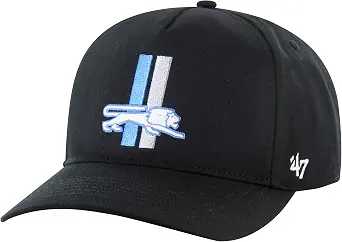 47 Men's Black Detroit Lions Hitch Adjustable Hat - image 1