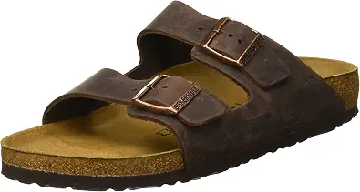 Birkenstock Unisex Arizona Sandal, Habana Oiled Leather, Size 44 EU - image 1