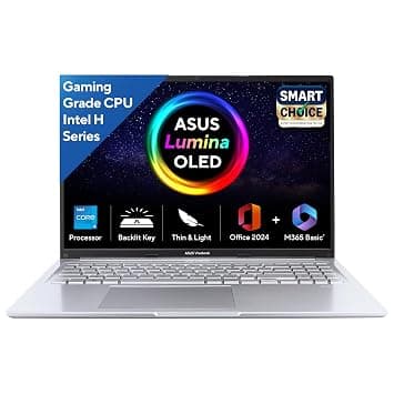 ASUS Vivobook 16, 16" FHD (1920 x 1200) OLED,Intel Core i5-13420H Processor,(16GB RAM/512GB SSD/Win 11/M365 Basic (1Year)*/Backlit Keyboard/Office Home 2024/Silver/1.88 kg),X1605VA-SH1952WS - image 1