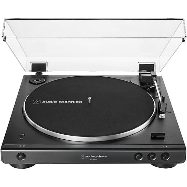 Audio-Technica AT-LP60XBT Fully Automatic Belt-Drive Stereo Turntable with Bluetooth Black - image 1