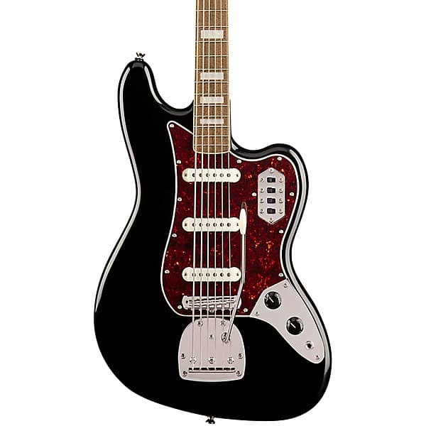 Squier Classic Vibe Bass VI Guitar - Black - image 1