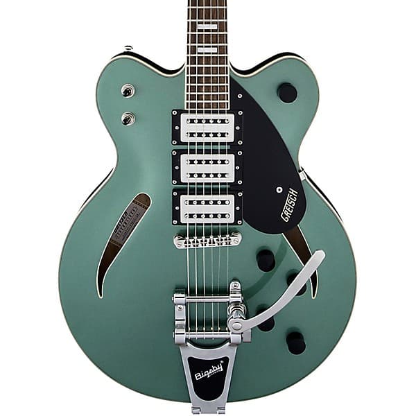 Gretsch G2627T Streamliner Center Block 3-Pickup Cateye Bigsby Electric Guitar Georgia Green - image 1