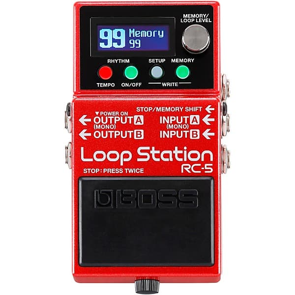 BOSS RC-5 Loop Station Effects Pedal - Red - image 1