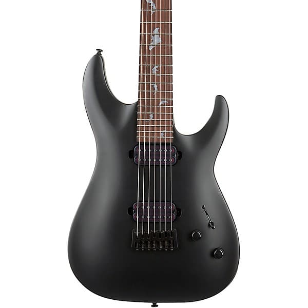 Schecter Guitar Research Damien-7 7-String Electric Guitar Level 1 Satin Black - image 1