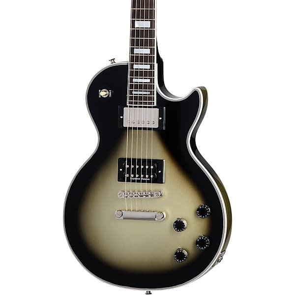 Open Box Epiphone Adam Jones 1979 Les Paul Custom Electric Guitar Level 1 Antique Silverburst - image 1