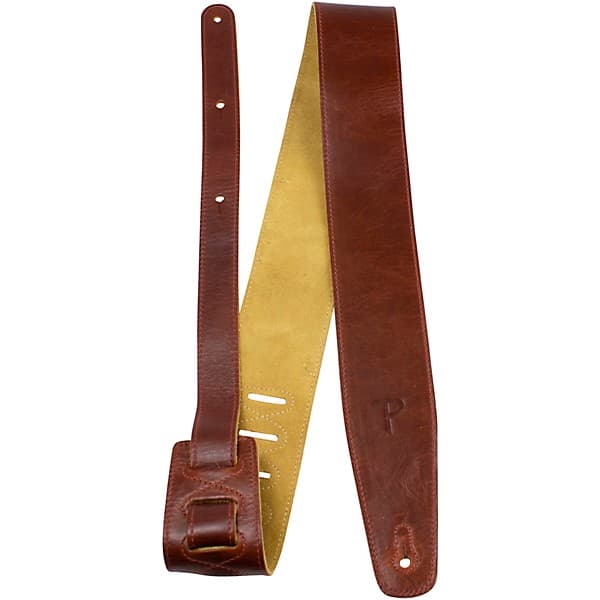 Perri's Africa Leather Guitar Strap Brown 2.5 in. - image 1