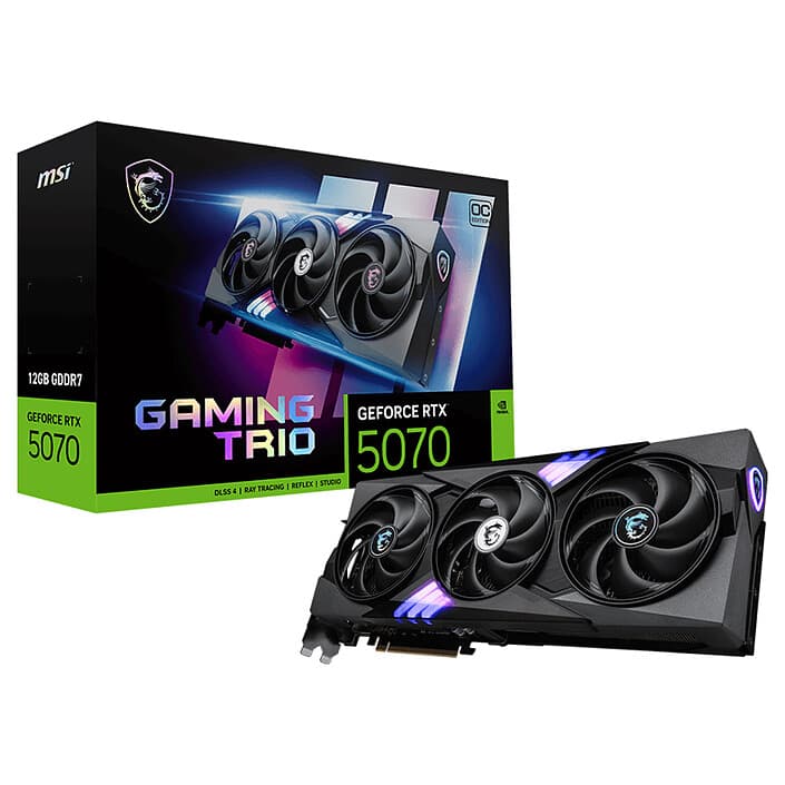 MSI GeForce RTX 5070 12G GAMING TRIO OC - image 1
