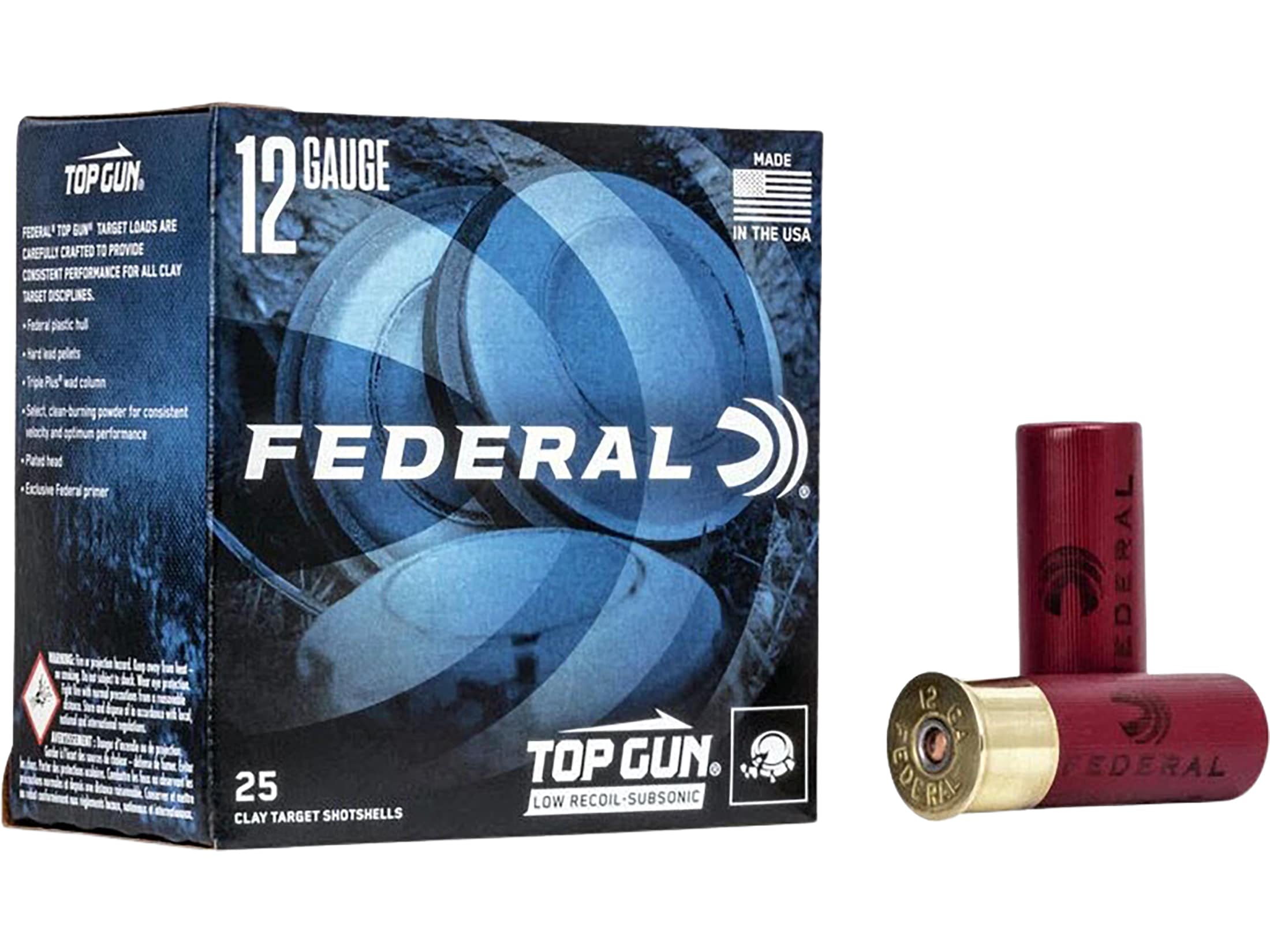 Federal Top Gun Low Recoil Subsonic 12 Gauge Ammo - image 1