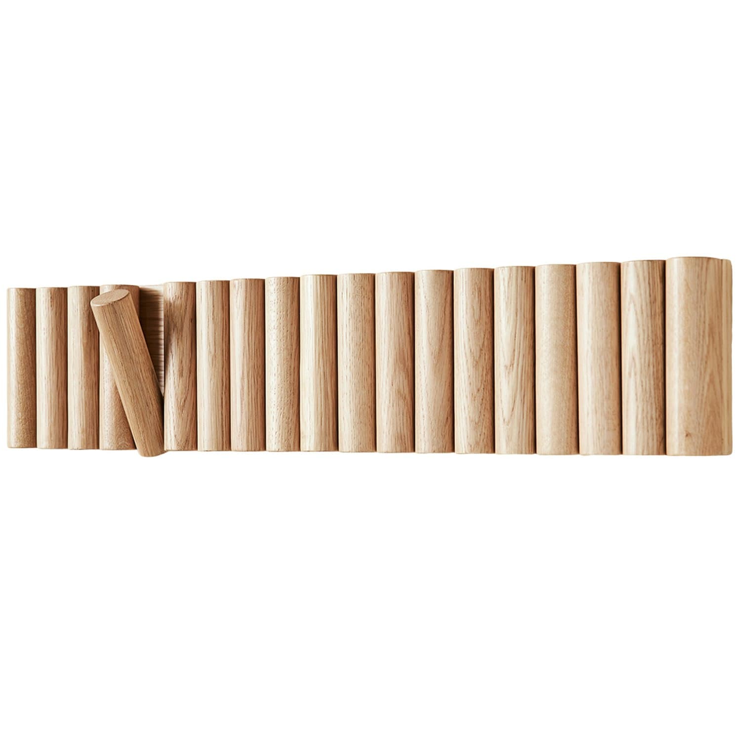 Mono Garderobe, Weiß gebeizt Eiche - image 1