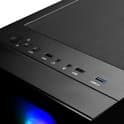 Intel i5 12400 6-Core ELITE RTX 4060 High End RGB Game PC - 2TB M.2 SSD - 32GB RAM - Windows 11 Pro - MET WIFI - Gamdias Talos E2 Elite - image 1