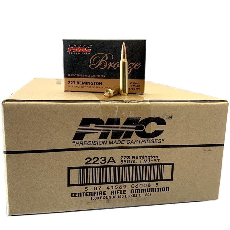 223 Remington PMC Bronze 55 Grain FMJ 1000 Rounds - image 1