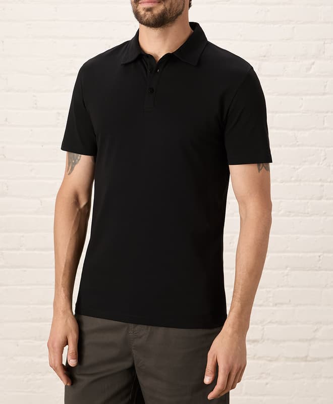 Men’s Luxe Essential Slim Polo made with Organic Cotton | Pact - image 1